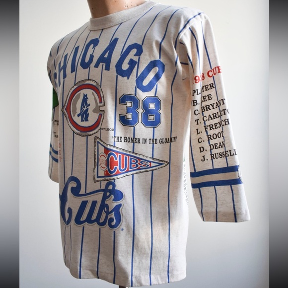 Vintage Rare 1990s Chicago Cubs Jersey Tee - Picture 4 of 10